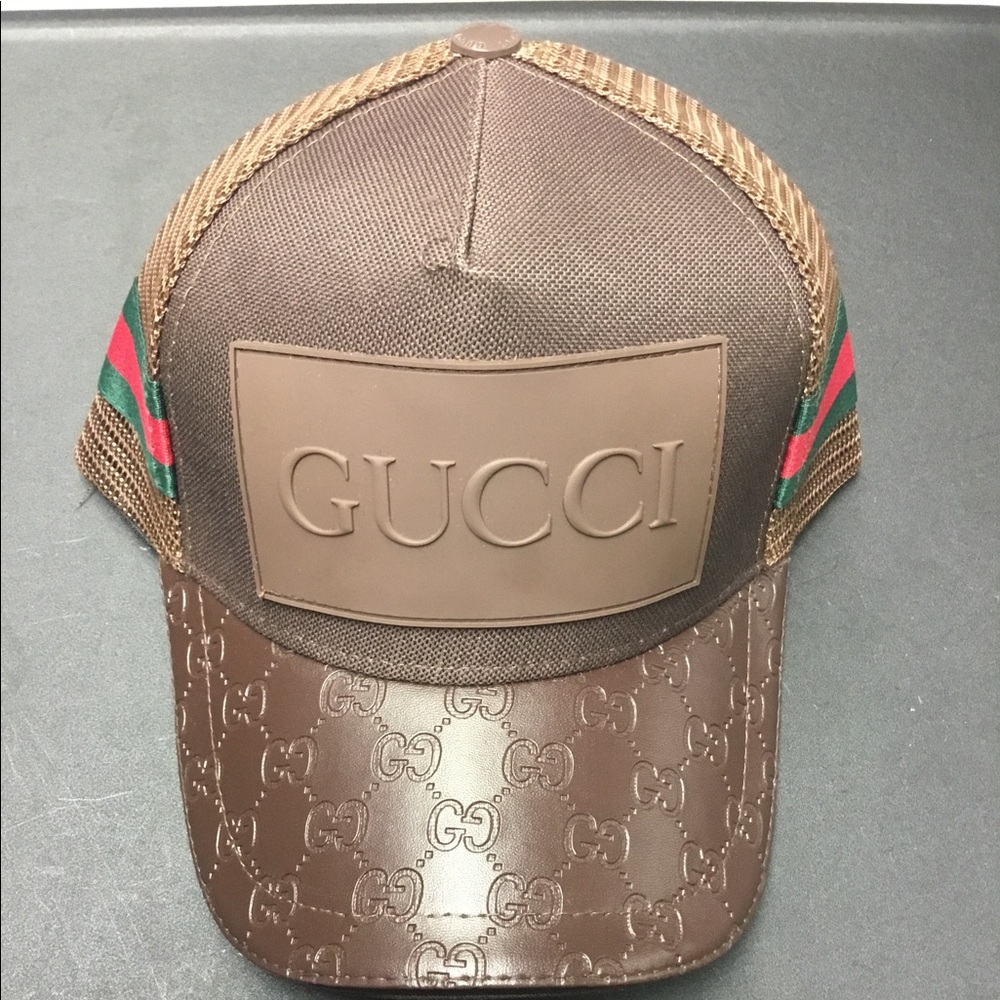 New Gucci Hat Brown